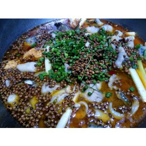 Chilli & pepper with fish slices