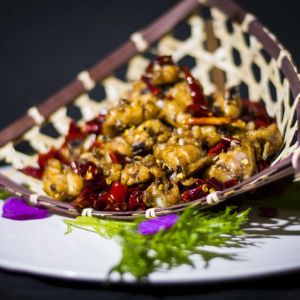 Fried Chicken with Dry Chili